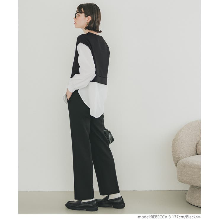 ダンボール裾レイヤード風トップス | coca | 詳細画像6 