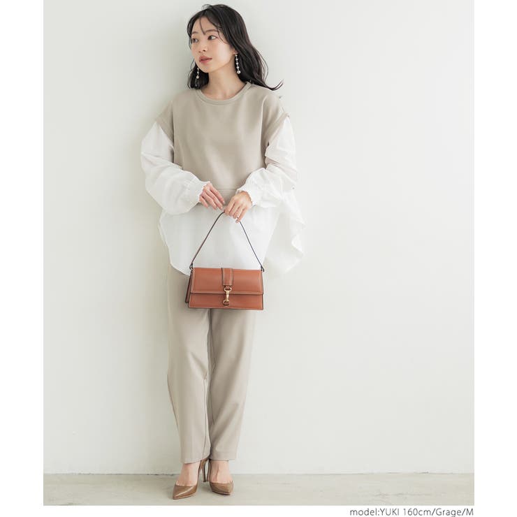 ダンボール裾レイヤード風トップス | coca | 詳細画像9 