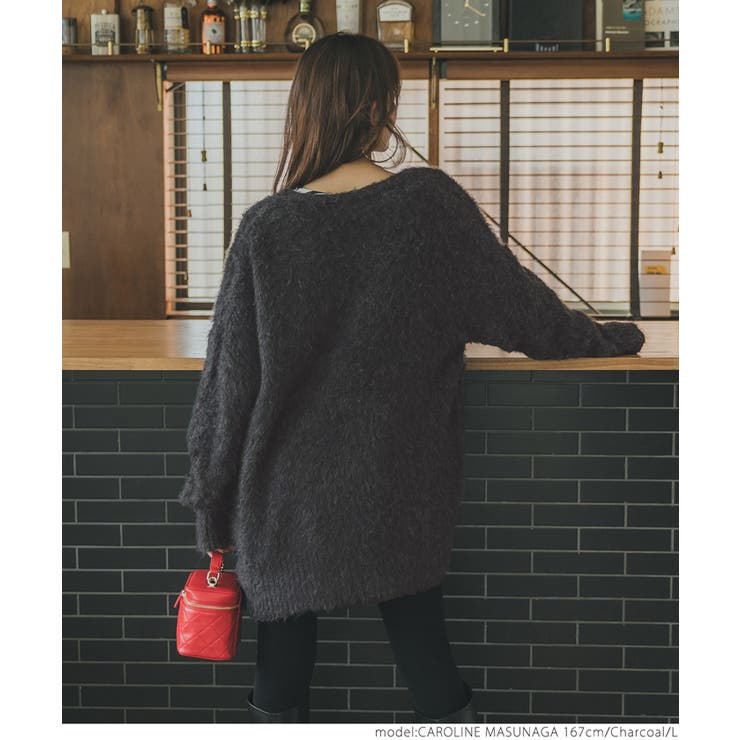 ビンテージ風ニットカーディガン[品番：PA000015304]｜coca（コカ）の