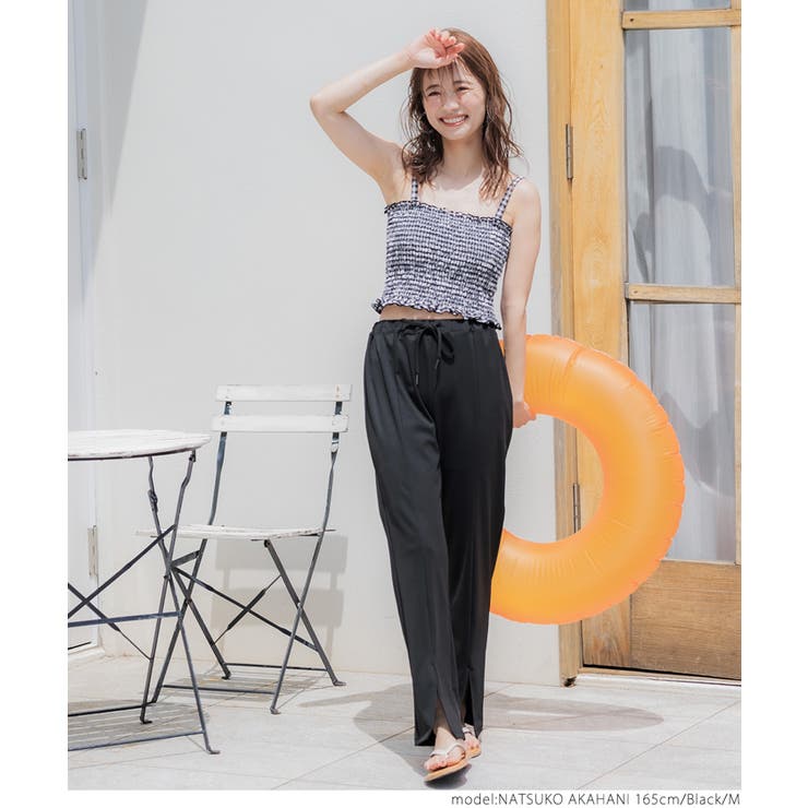 【WEB限定】水陸両用ラッシュガードセンタースリットパンツ | coca | 詳細画像8 