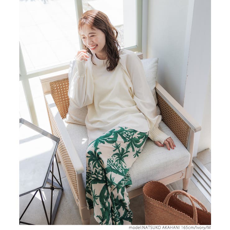 【WEB限定】水陸両用ラッシュガードボリューム袖ブラウス | coca | 詳細画像11 