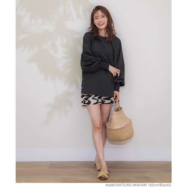 【WEB限定】水陸両用ラッシュガードボリューム袖ブラウス | coca | 詳細画像14 