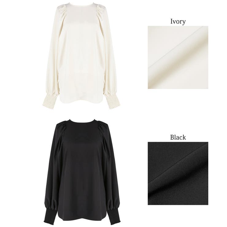 【WEB限定】水陸両用ラッシュガードボリューム袖ブラウス | coca | 詳細画像19 