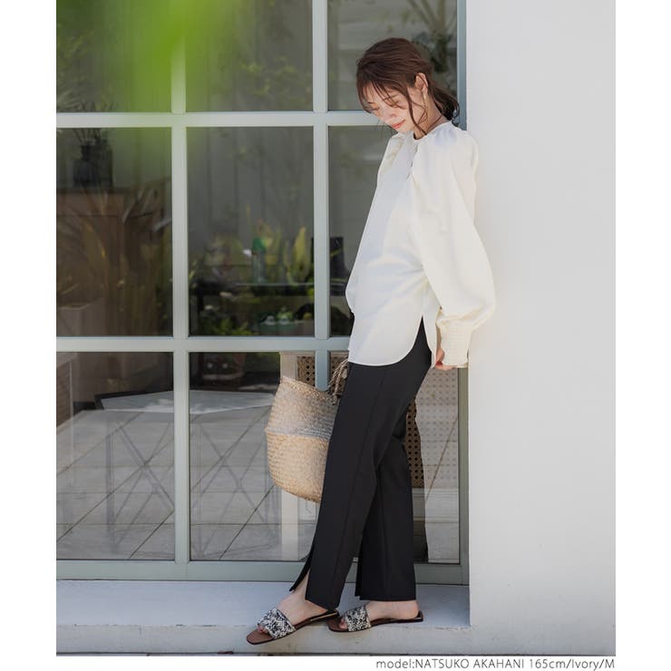 【WEB限定】水陸両用ラッシュガードボリューム袖ブラウス | coca | 詳細画像6 