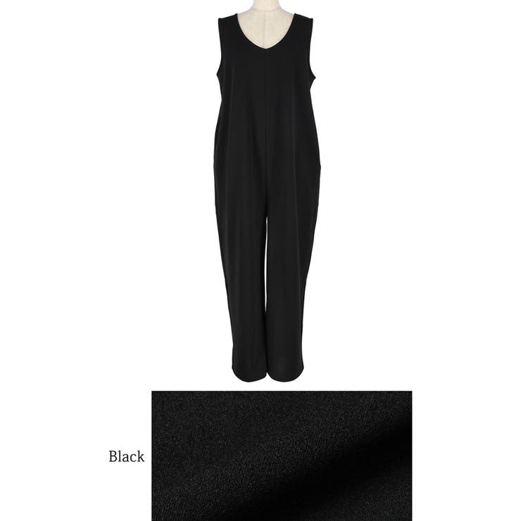 カットジョーゼットVネックサロペット | coca | 詳細画像11 