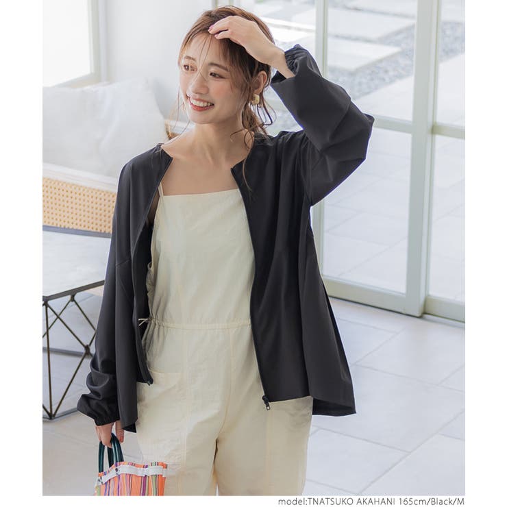 【WEB限定】水陸両用ラッシュガードペプラムブルゾン | coca | 詳細画像14 