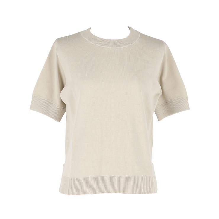 ［Lt.beige］ | 〈26ss新色登場〉薄手ニットでキレイめにもカジュアルにも◎ サマーニットトップ… | coca