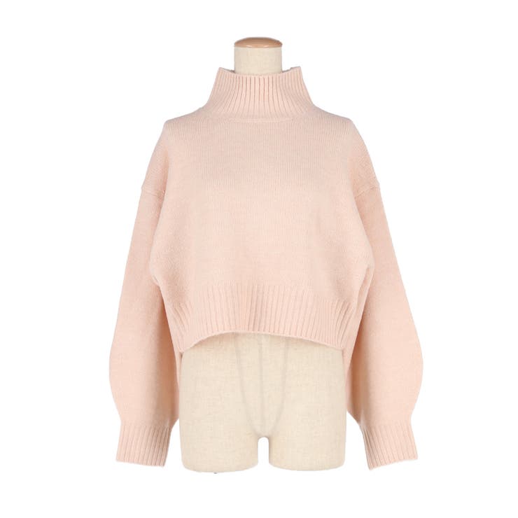 25AW 新色登場！袖バルーンボトルネックニットトップス | coca | 詳細画像3 