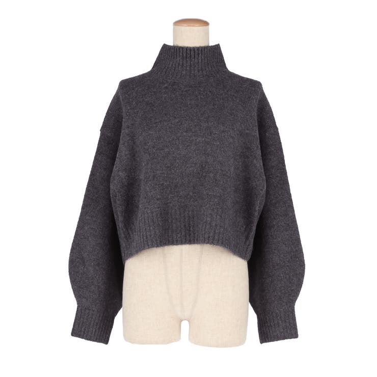 25AW 新色登場！袖バルーンボトルネックニットトップス | coca | 詳細画像6 