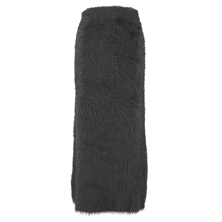 25AW 新色 グレー・ブラウン登場！シャギーニットIラインスカート | coca | 詳細画像4 