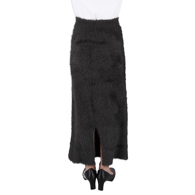 25AW 新色 グレー・ブラウン登場！シャギーニットIラインスカート | coca | 詳細画像7 