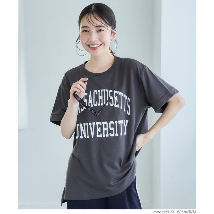 TC天竺カレッジプリントTシャツ | coca | 詳細画像10 