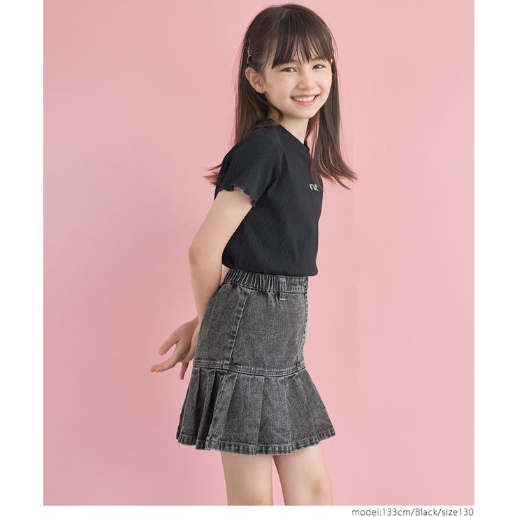A DETACHER ハイウエスト デニム キュロット スカート パンツ 8 A DETACHER ハイウエスト デニム キュロット スカート パンツ 8
