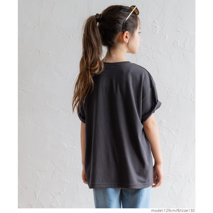 キッズ ガールズ 親子お揃いTC天竺刺繍Tシャツ | coca | 詳細画像15 