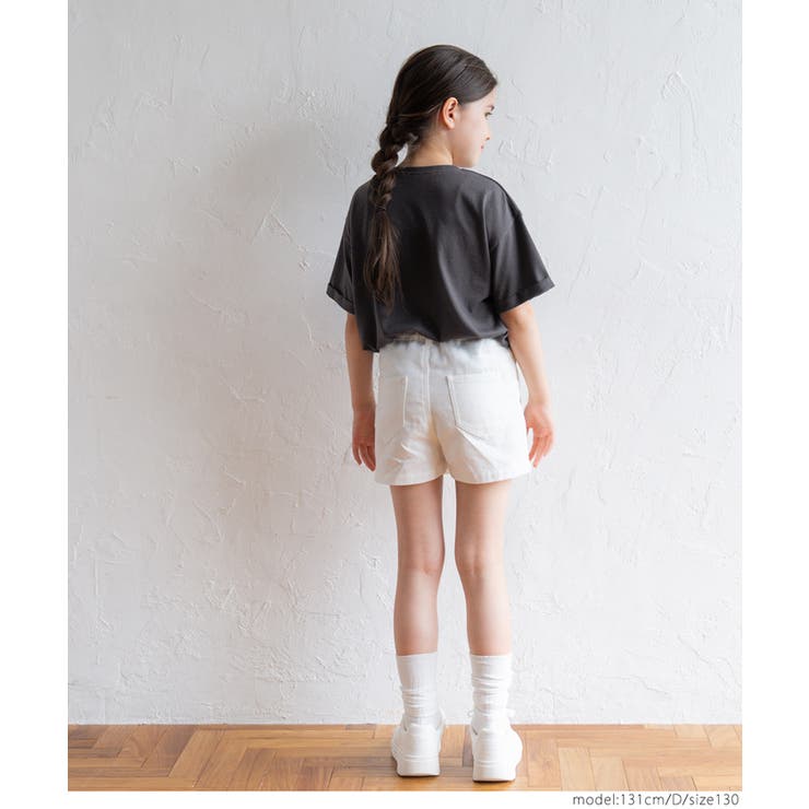 キッズ ガールズ 親子お揃いTC天竺刺繍Tシャツ | coca | 詳細画像7 