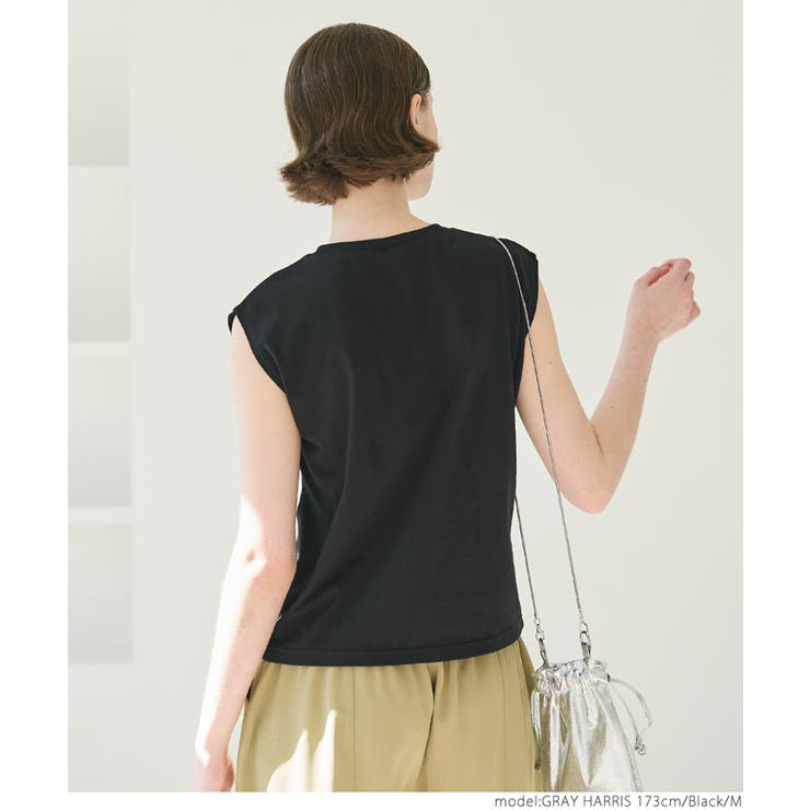 パール付きロゴTシャツ[品番：PA000016008]｜coca（コカ）の