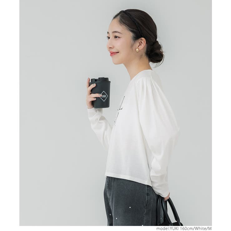 パフスリーブロゴTシャツ レディース | coca | 詳細画像12 