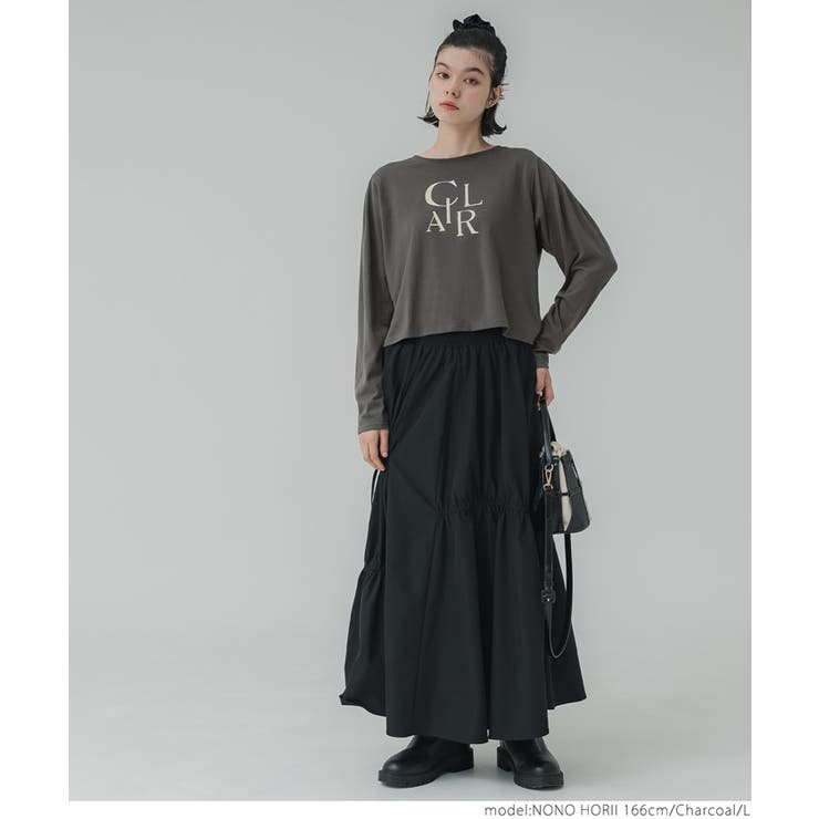 パフスリーブロゴTシャツ レディース | coca | 詳細画像4 