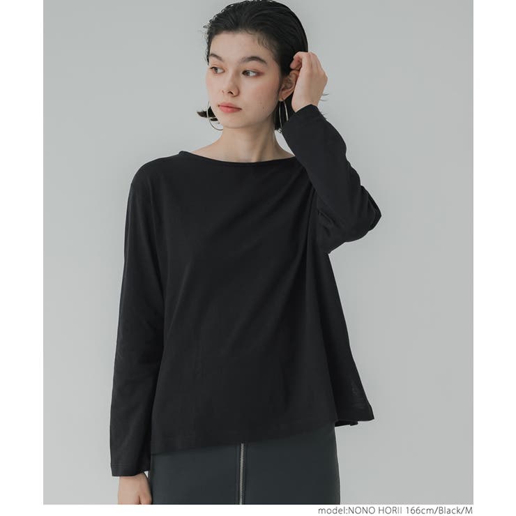 レギュラーオンス コットンサイドスリットレイヤードTシャツ | coca | 詳細画像16 