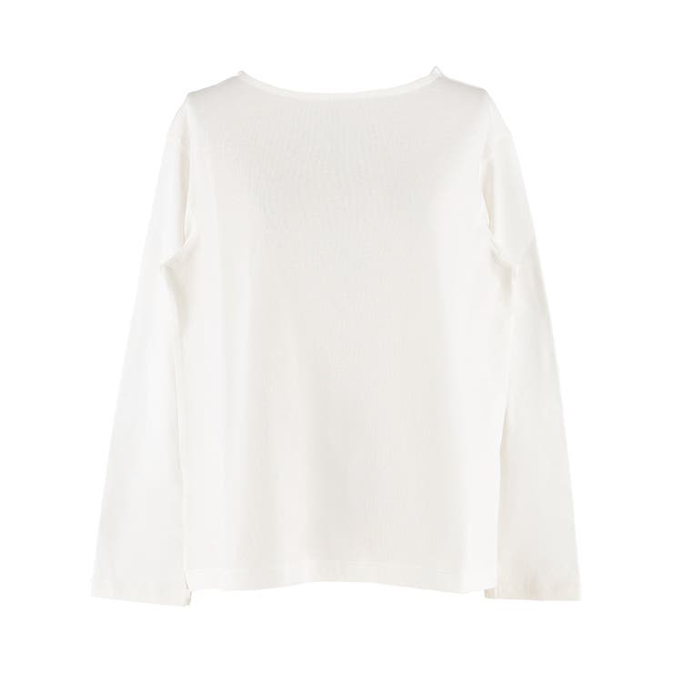 レギュラーオンス コットンサイドスリットレイヤードTシャツ | coca | 詳細画像2 