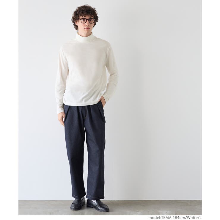 タートルネックロンT メンズ | coca | 詳細画像4 