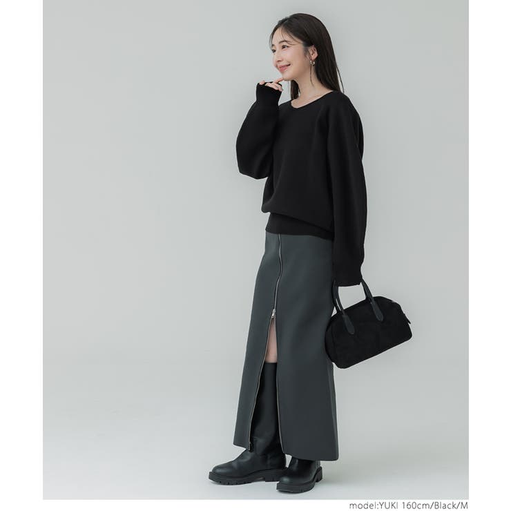 Vネックニット レディース | coca | 詳細画像9 