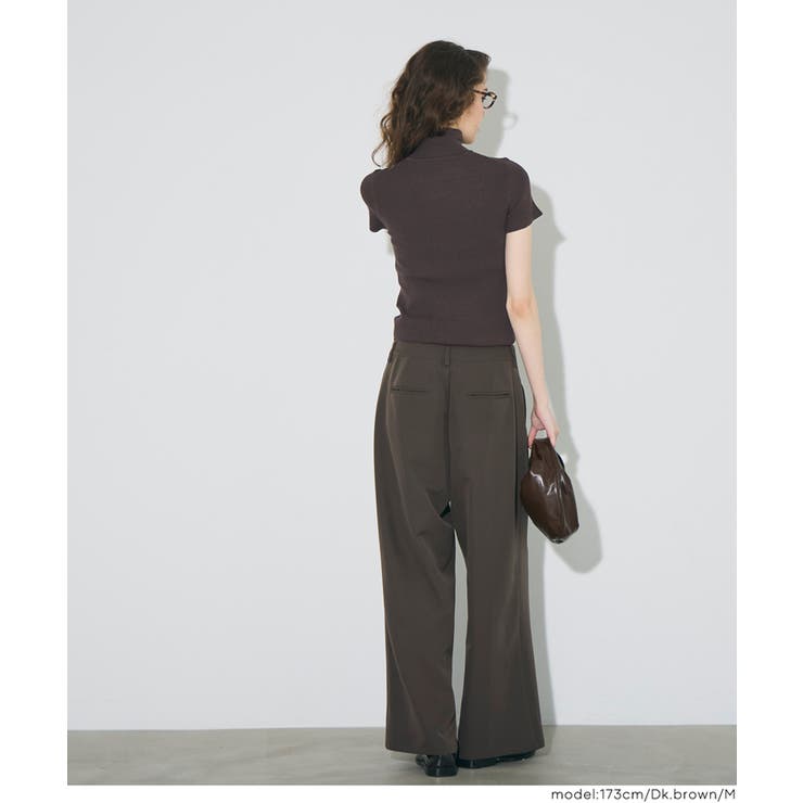 タートルネックショートスリーブニット | coca | 詳細画像17 