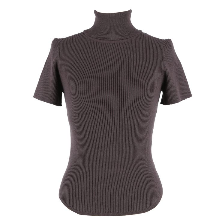 タートルネックショートスリーブニット | coca | 詳細画像2 