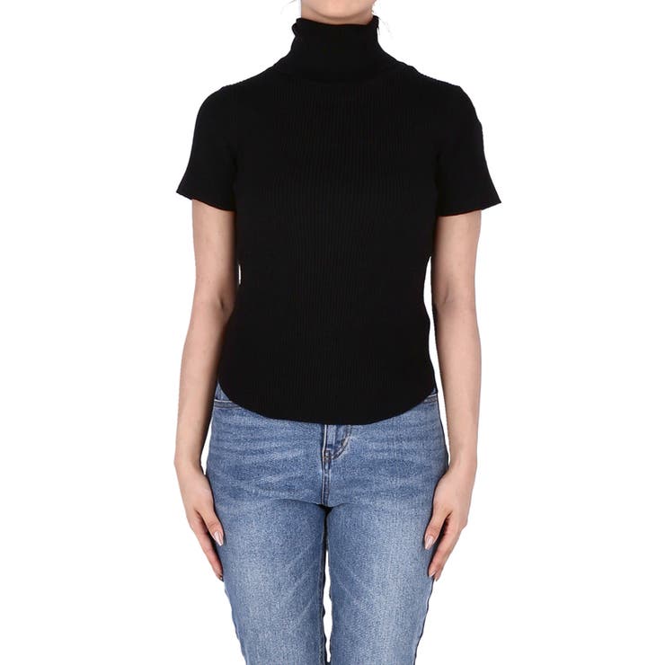 タートルネックショートスリーブニット | coca | 詳細画像4 