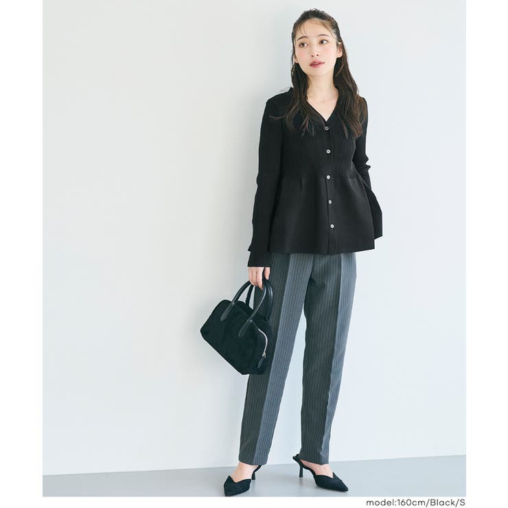 【再入荷】スポンディッシュニットペプラムカーディガン | coca | 詳細画像10 