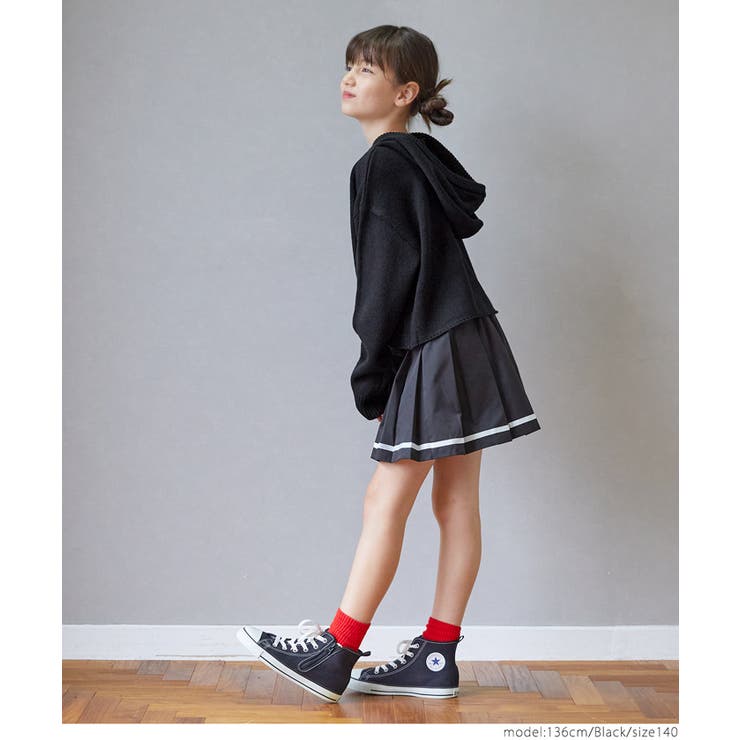 ワッペンフードニットプルオーバー キッズ | coca | 詳細画像10 