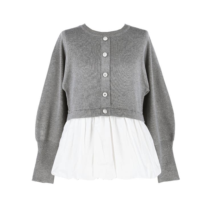ドッキングニットトップス レディース[品番：PA000016629]｜coca（コカ 