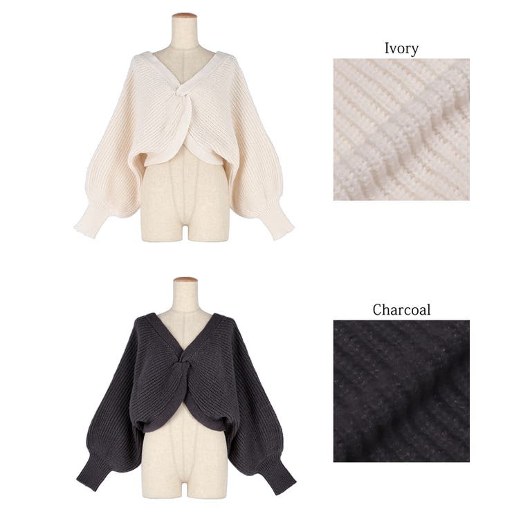 2wayニットボレロ | coca | 詳細画像16 