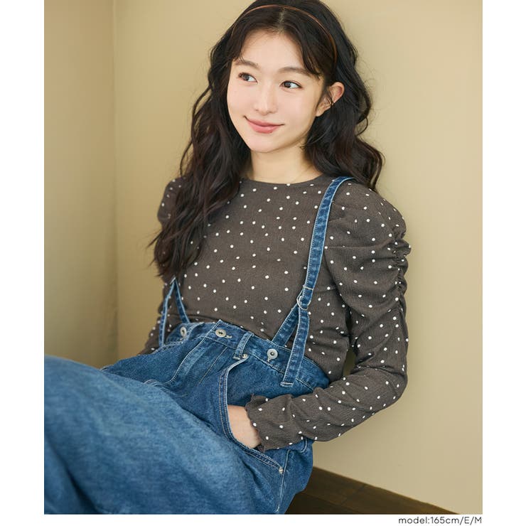 ＼26aw新色登場／クレープシャーリングパフスリーブトップス【親子お揃い】 | coca | 詳細画像5 