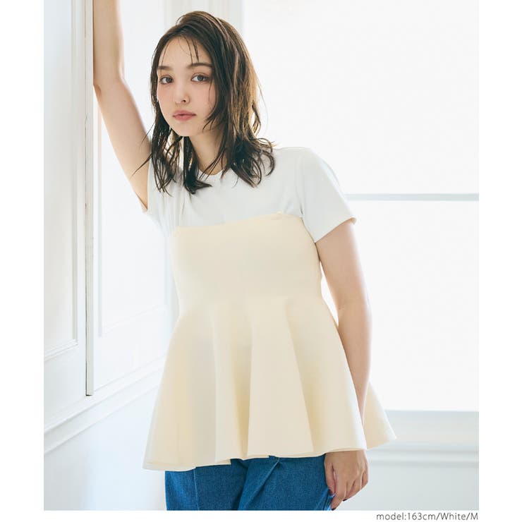 ［White］ | 【新色追加！】スポンディッシュニットキャミソール | coca