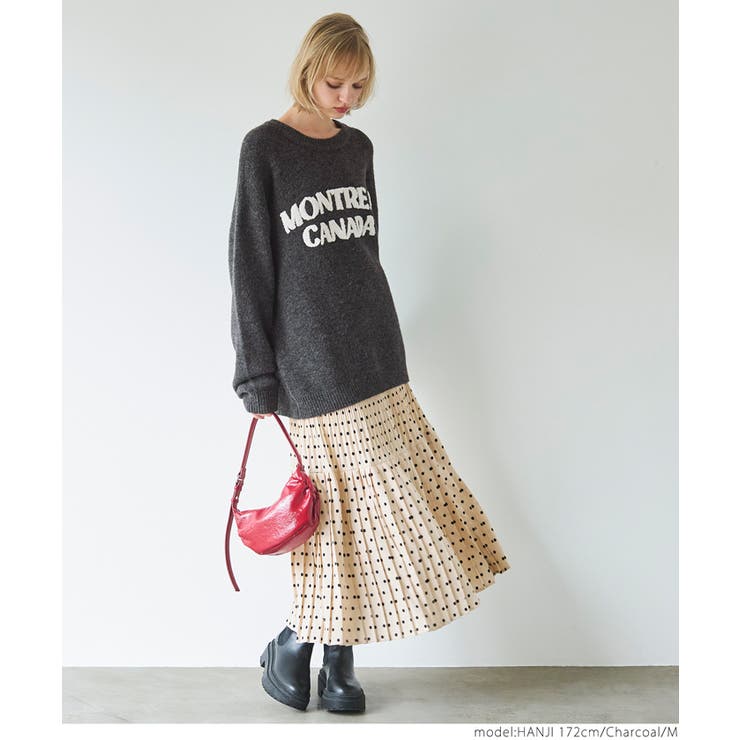 モヘヤ風サガラ刺繍ロゴニットトップス メンズ レディース | coca | 詳細画像13 