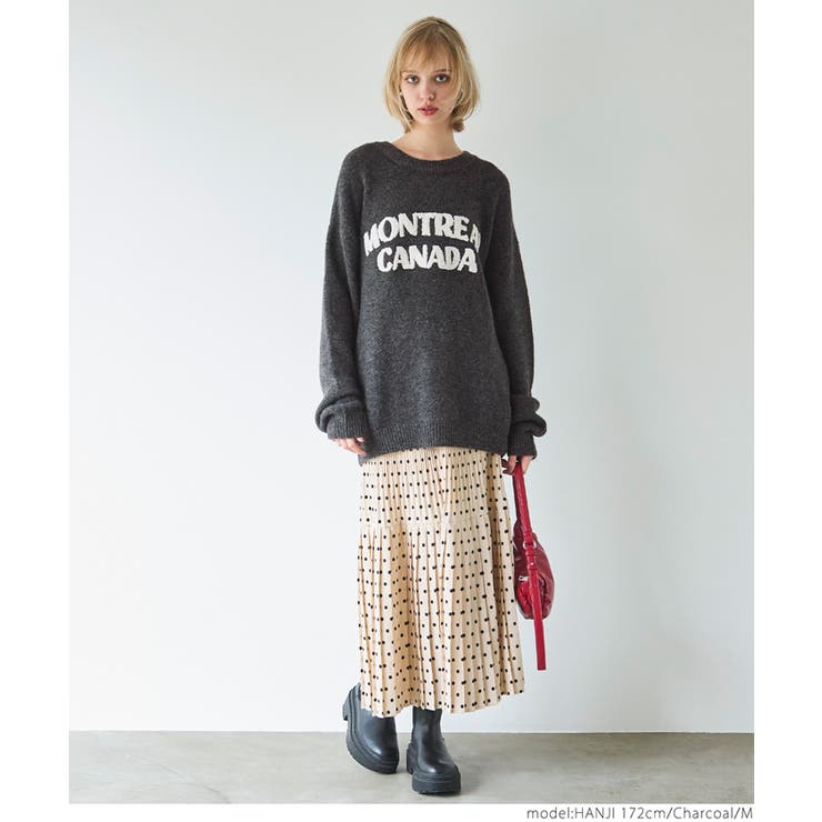 モヘヤ風サガラ刺繍ロゴニットトップス メンズ レディース | coca | 詳細画像9 