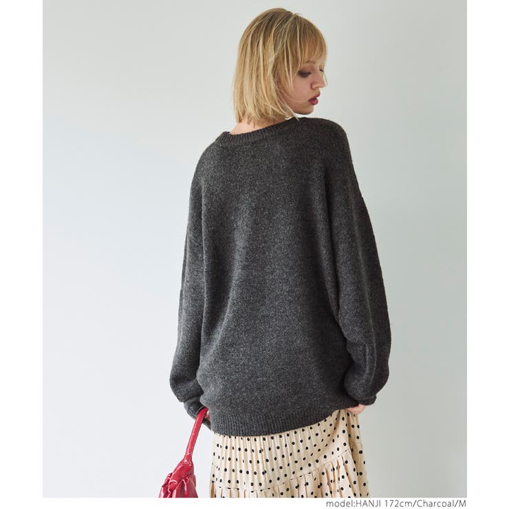 モヘヤ風サガラ刺繍ロゴニットトップス メンズ レディース | coca | 詳細画像10 