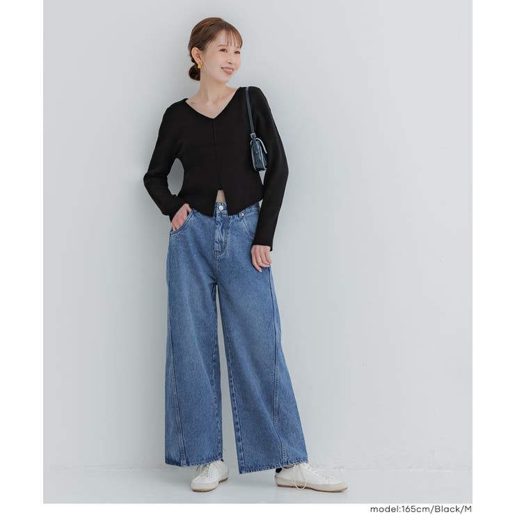 フロントスリットニットトップス | coca | 詳細画像18 