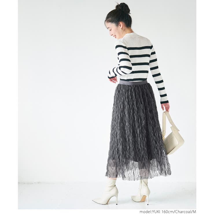 ウェーブチュールスカート レディース | coca | 詳細画像14 