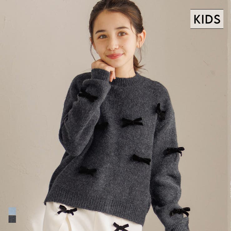 リボンニットトップス | coca | 詳細画像1 