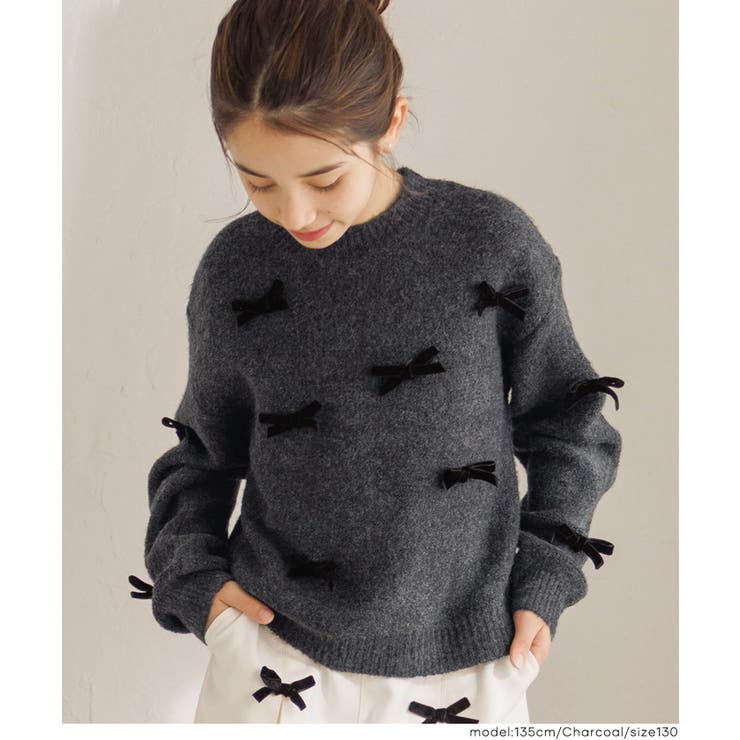 リボンニットトップス | coca | 詳細画像3 