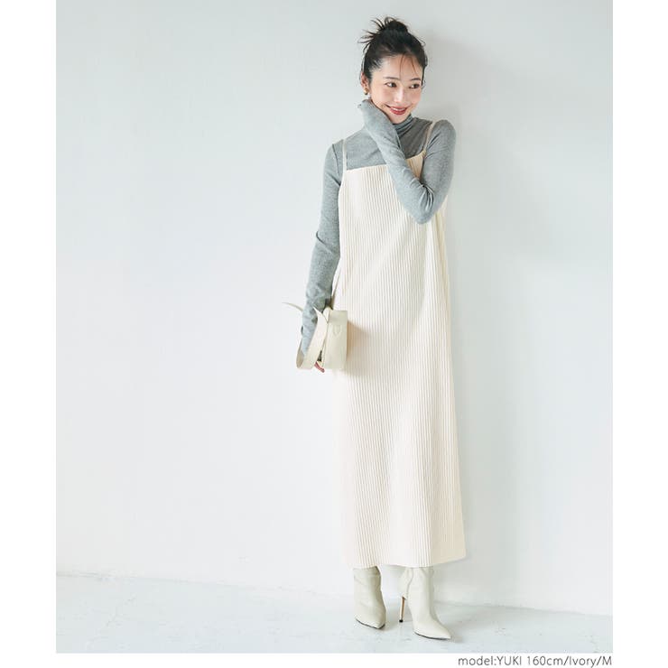 ジョーゼットリブIラインワンピース レディース | coca | 詳細画像13 