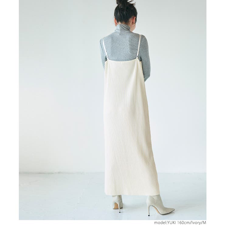 ジョーゼットリブIラインワンピース レディース | coca | 詳細画像15 