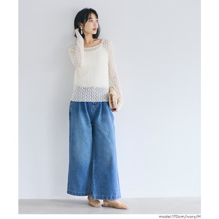 ストレッチチュールレーストップス | coca | 詳細画像10 