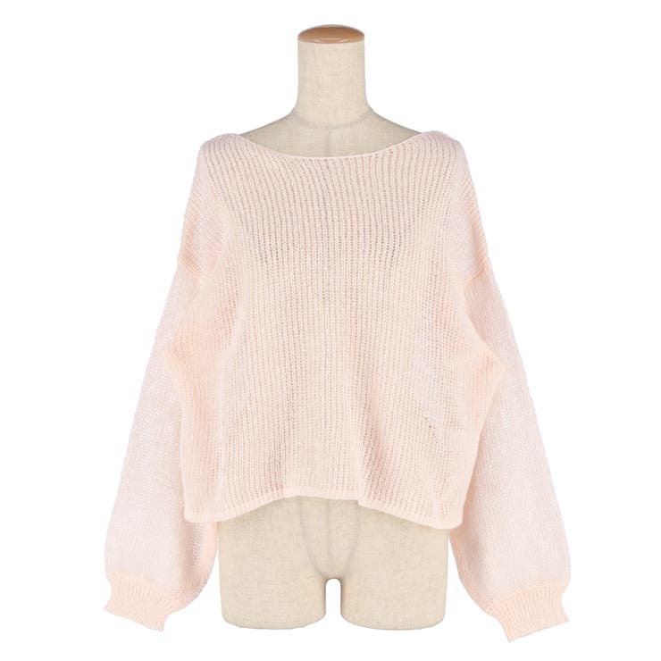 シアーメッシュニットトップス レディース | coca | 詳細画像3 