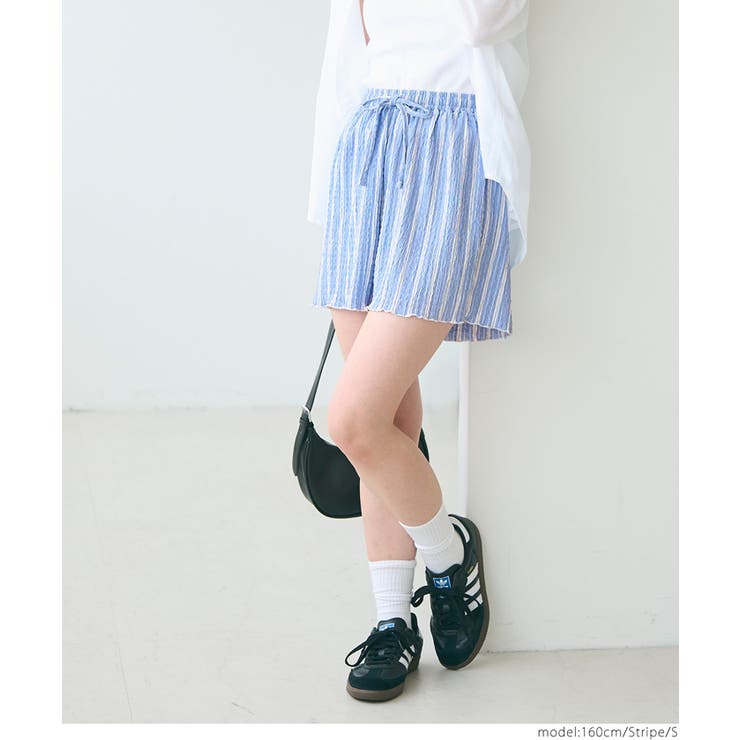 クロスシャーリングショートパンツ レディース | coca | 詳細画像12 