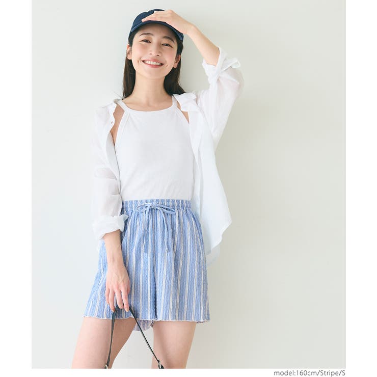 クロスシャーリングショートパンツ レディース | coca | 詳細画像13 