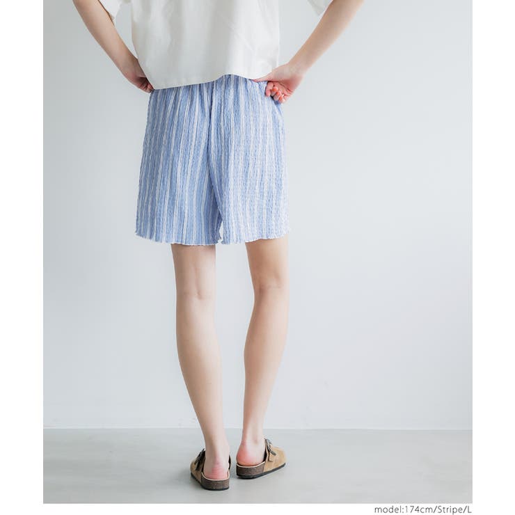 クロスシャーリングショートパンツ レディース | coca | 詳細画像16 