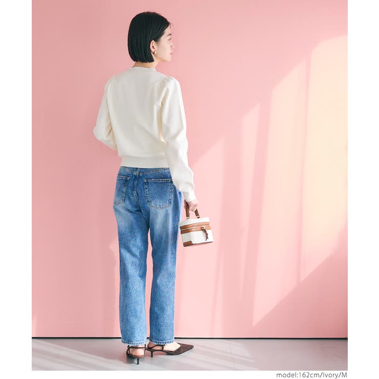 ゴールドボタンニットプルオーバー レディース | coca | 詳細画像15 